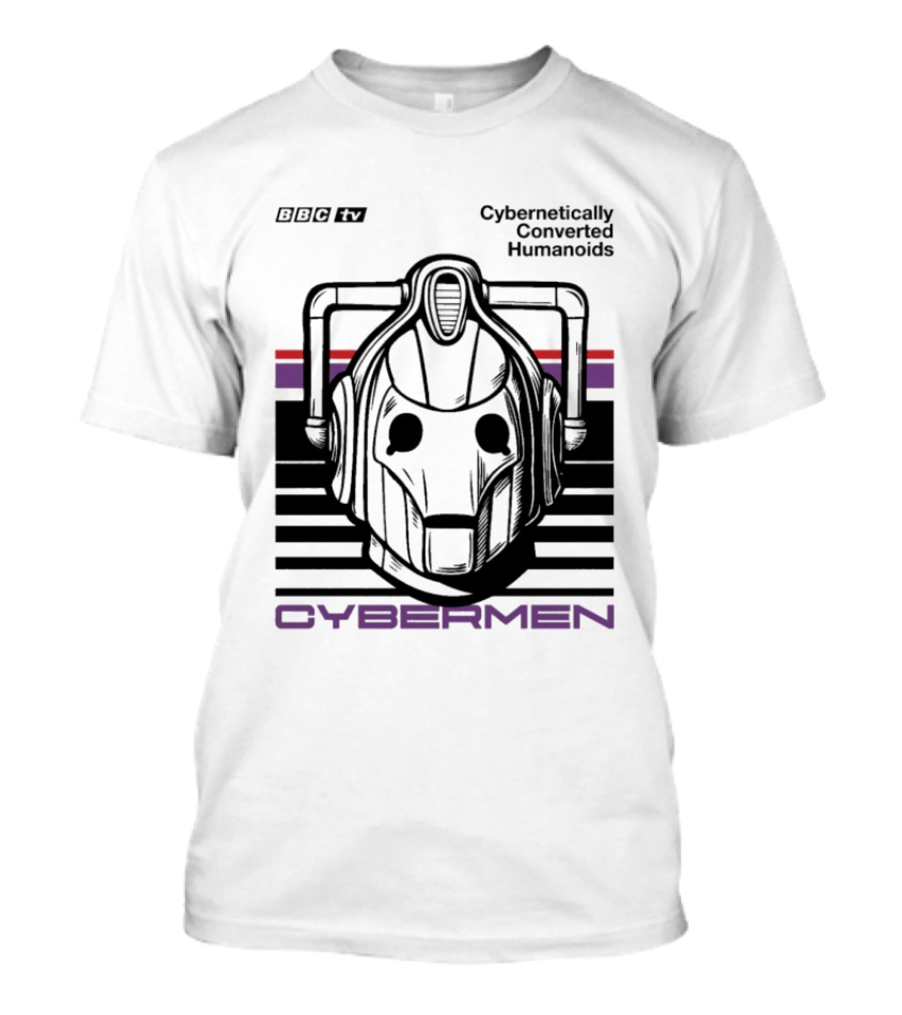 BBC TV Cybermen Cybernetically Converted Humanoids T-Shirt