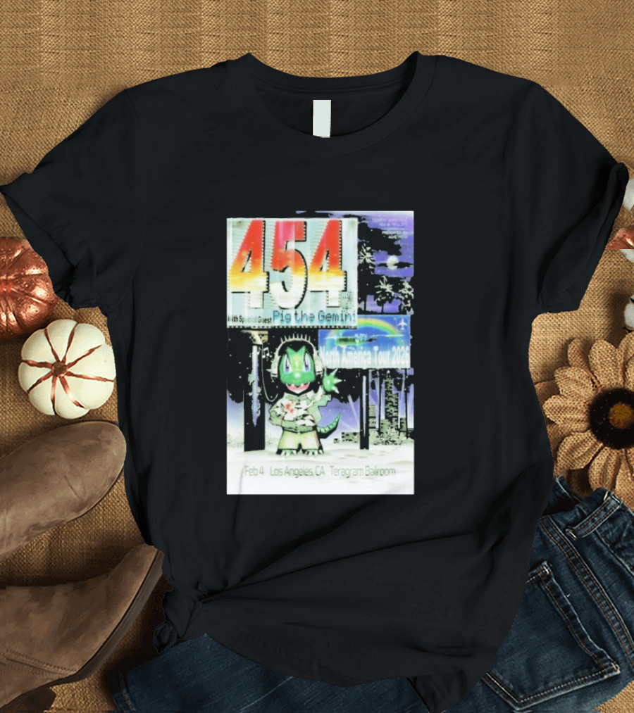 454 Pig The Gemini North America Tour 2026 Los Angeles Teragram Ballroom Feb 4 T-Shirt