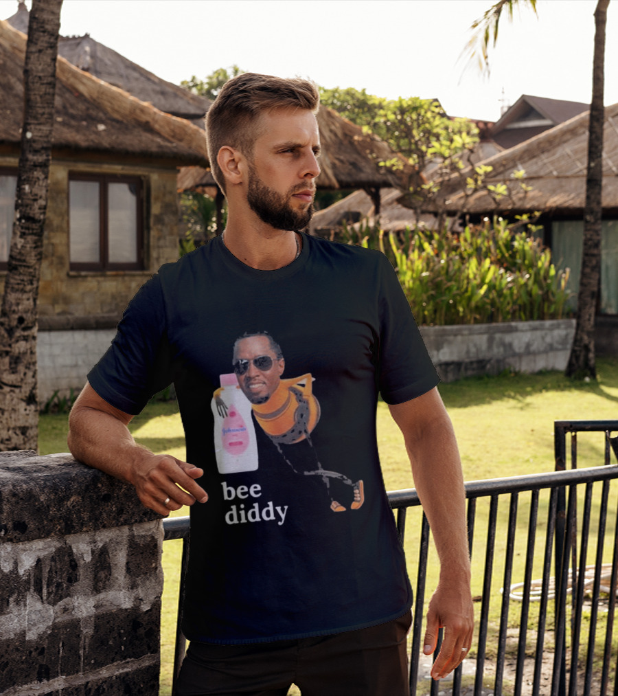 Bee Diddy Sean Combs Baby Oil Johnson's T-Shirt