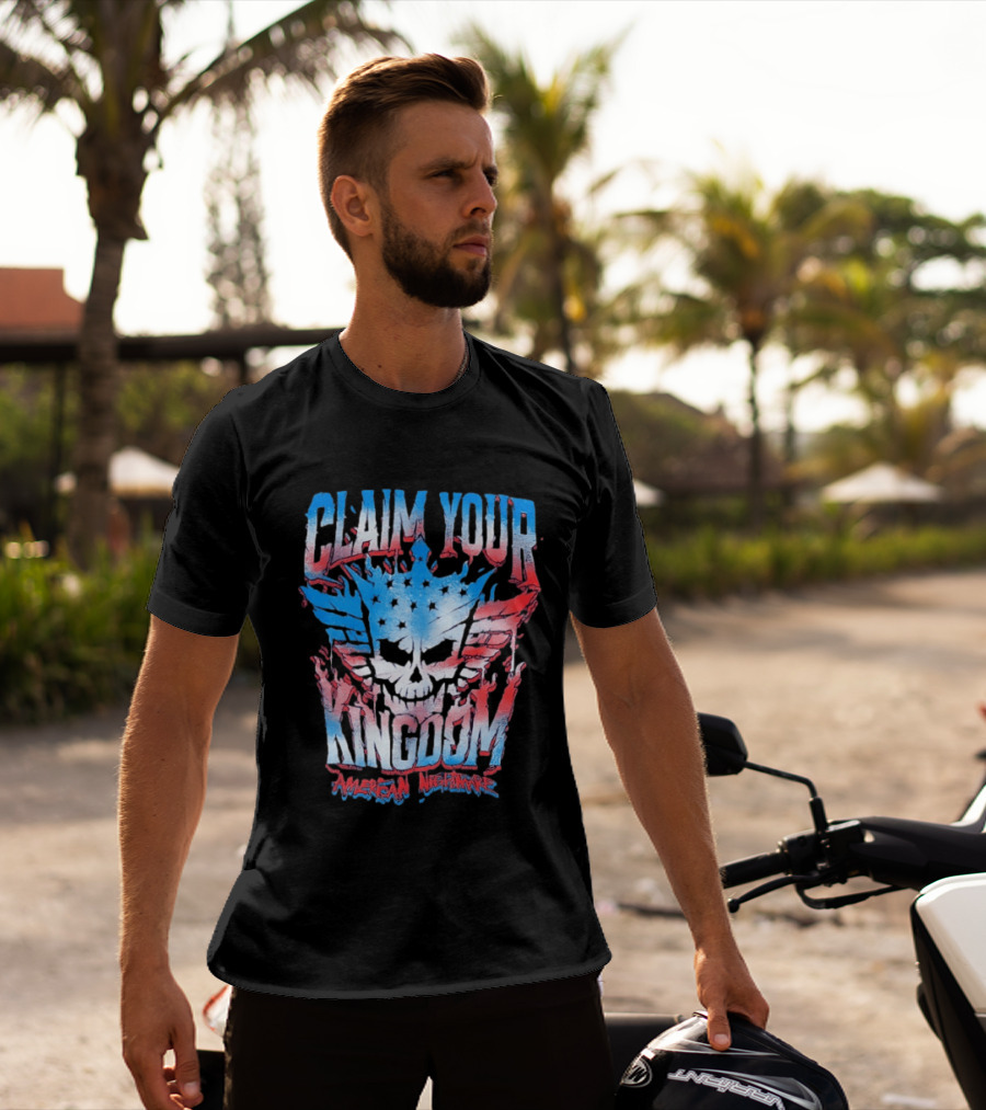 Claim Your Kingdom American Nightmare Cody Rhodes Chenille Pullover T-Shirt