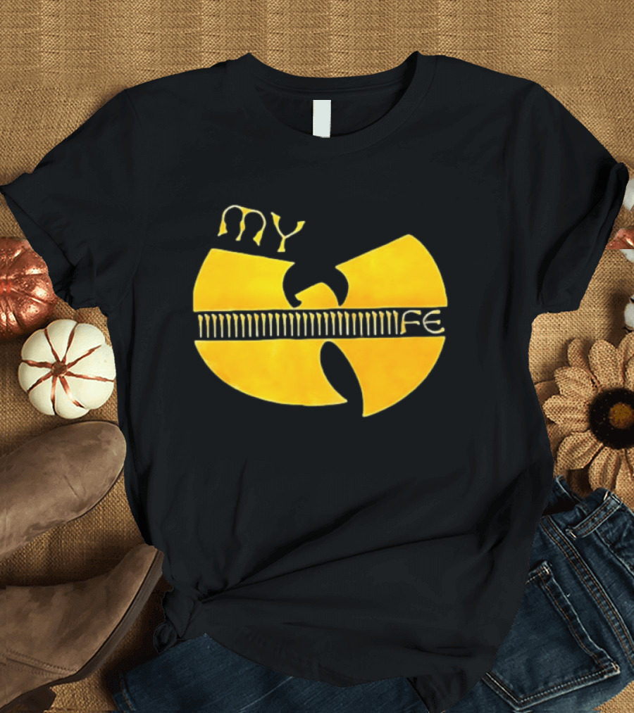Yellow Wu Tang Clan My Life Symbolic Tribute Collaboration T-Shirt