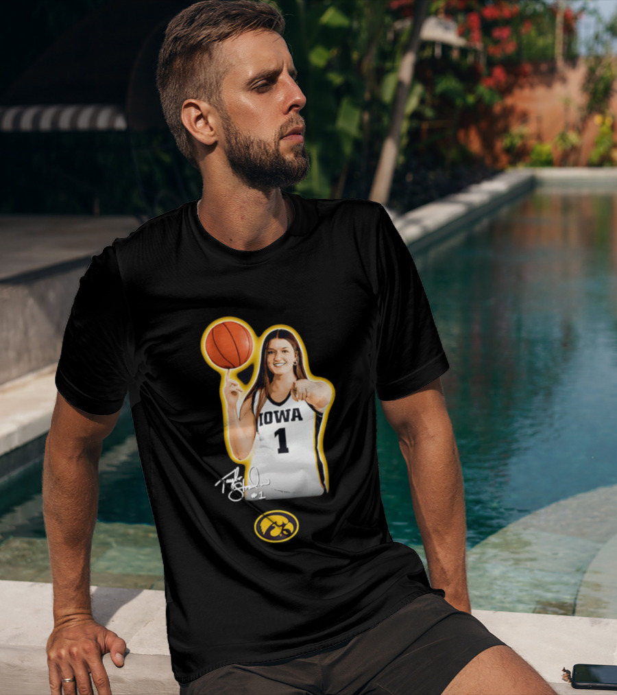 Taylor Stremlow Iowa Hawkeyes Basketball #1 T-Shirt