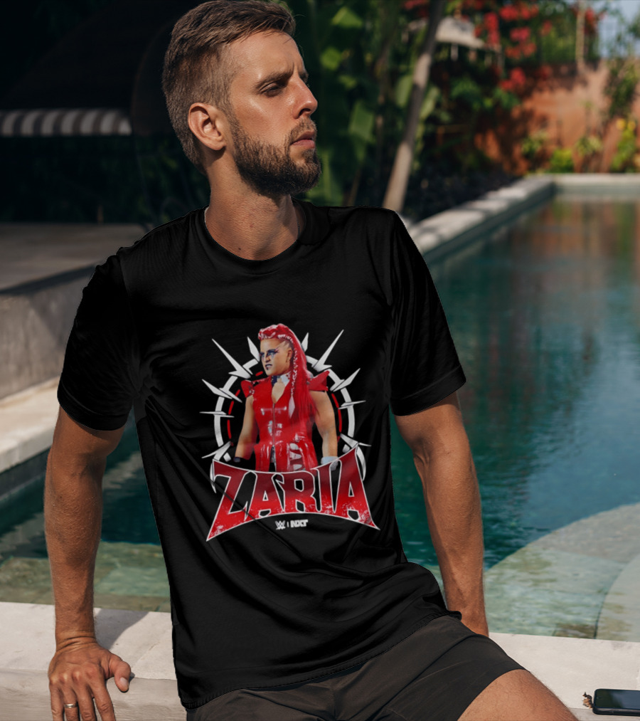 Zaria WWE NXT Red Spikes Ensemble T-Shirt