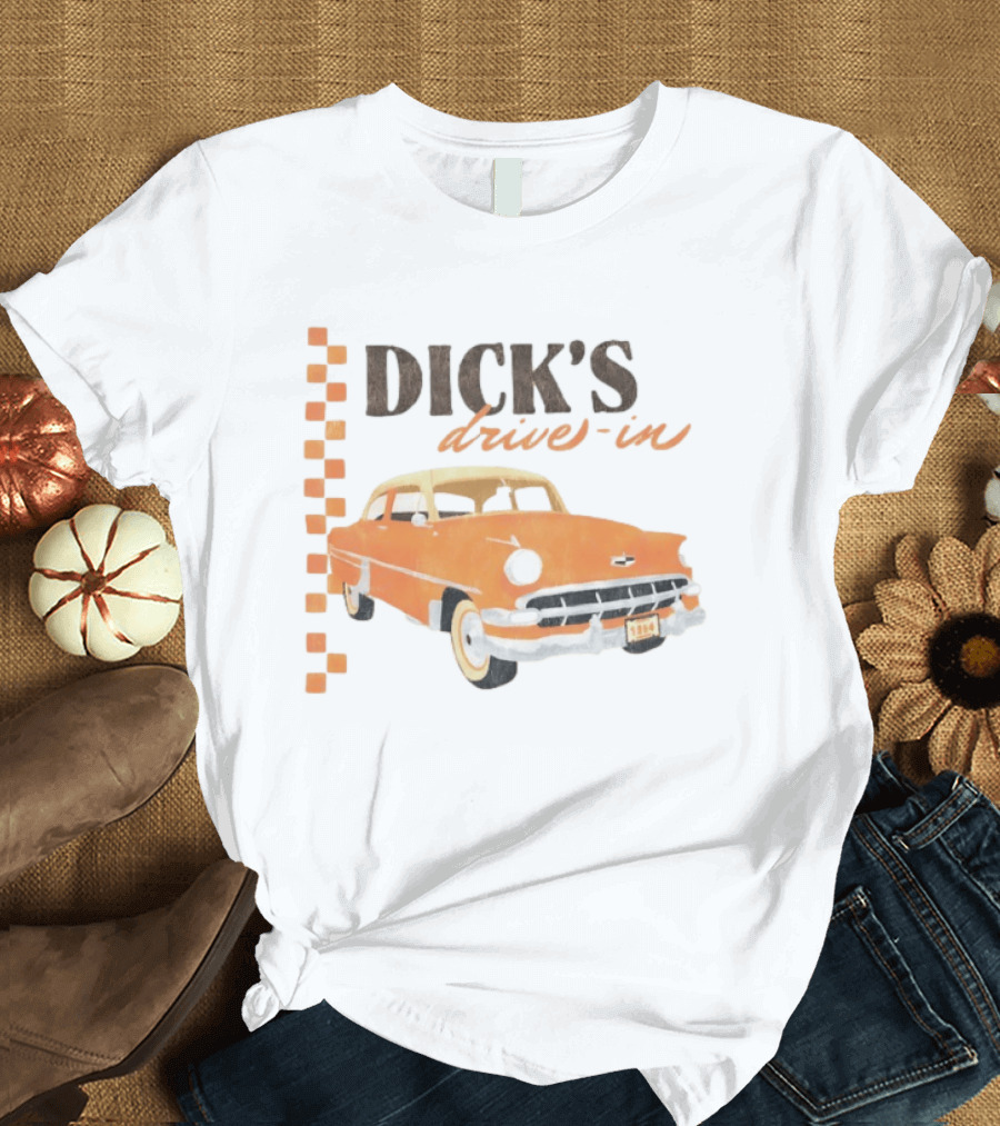 Dick's Drive In Vintage Car T-Shirt