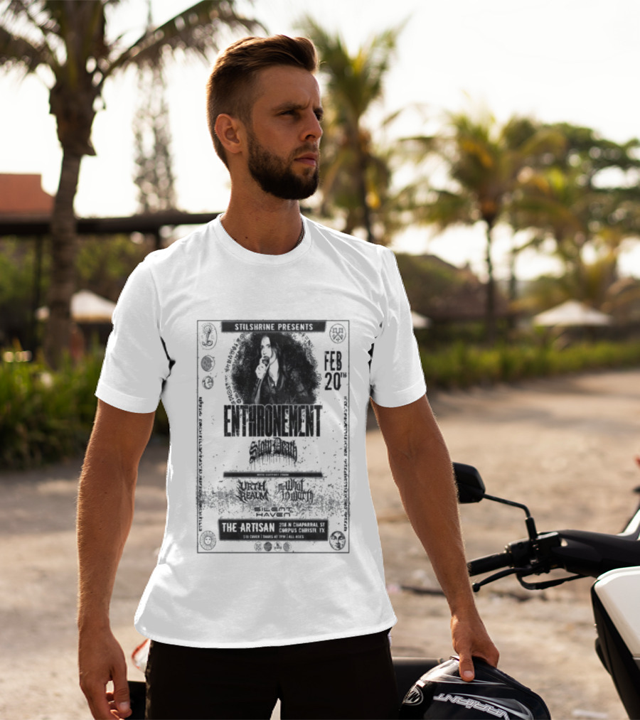 Enthronement Corpus Christi TX February 20 2026 Artisan Distilleries Event T-Shirt