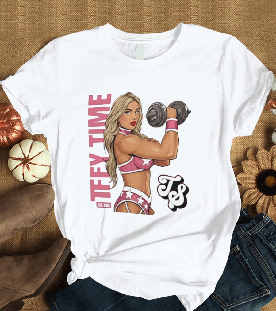 Tiffy Time Tiffany Stratton TS EST 2021 Stars Fitness T-Shirt