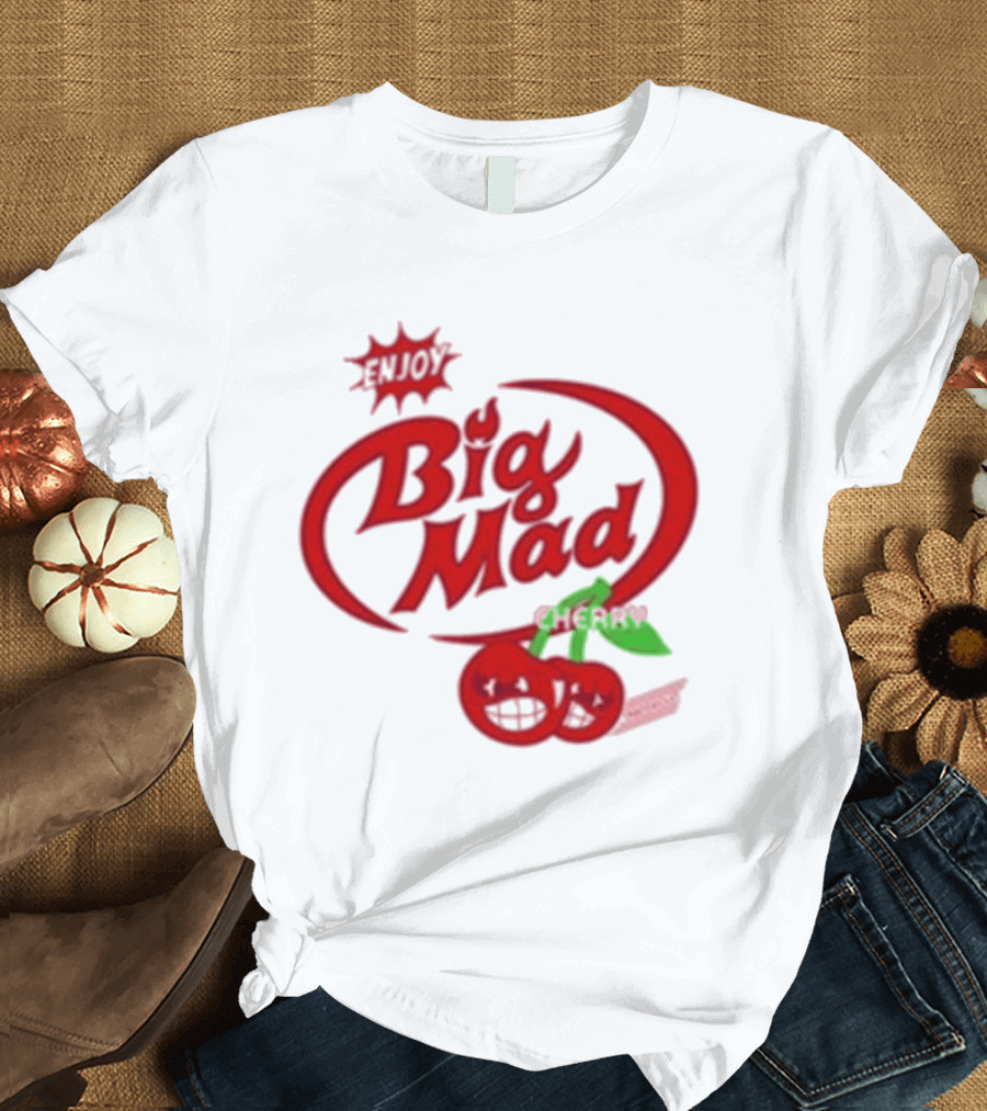 Transviolet Big Mad Cherry Enjoy T-Shirt