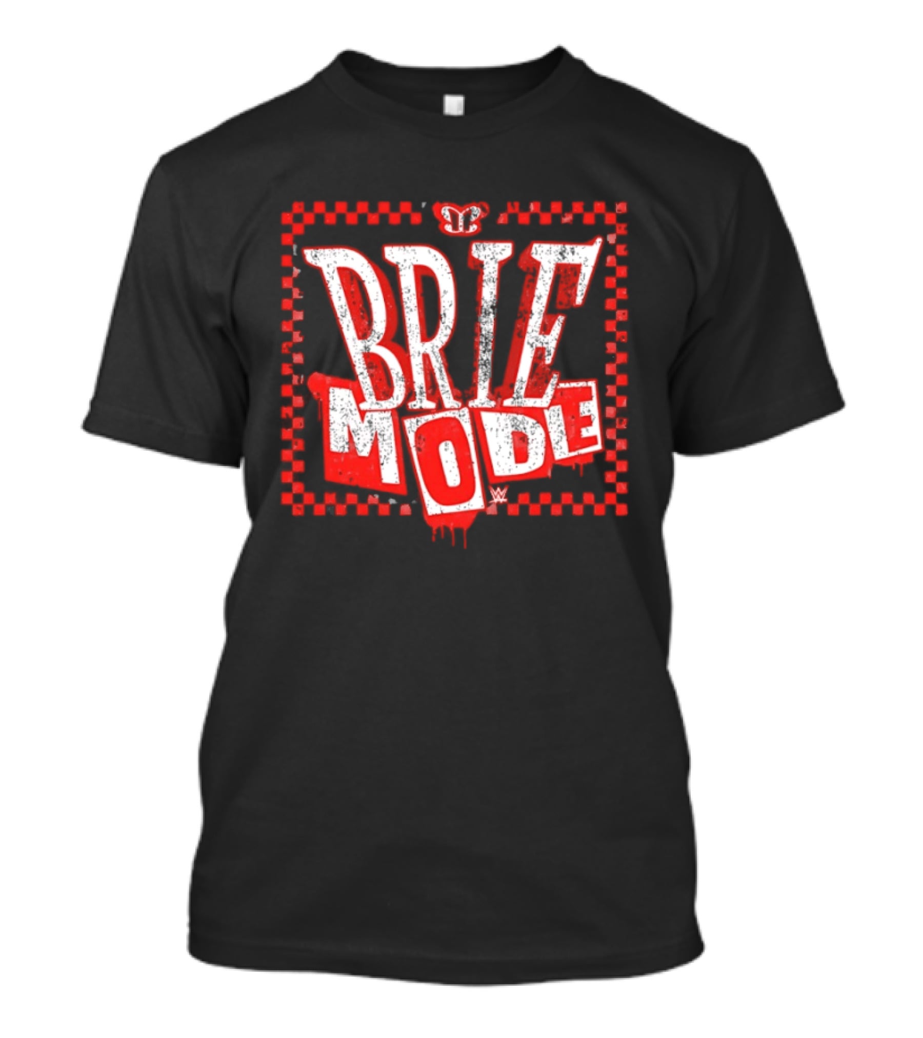 Brie Bella Mode WWE Text And Crown T-Shirt