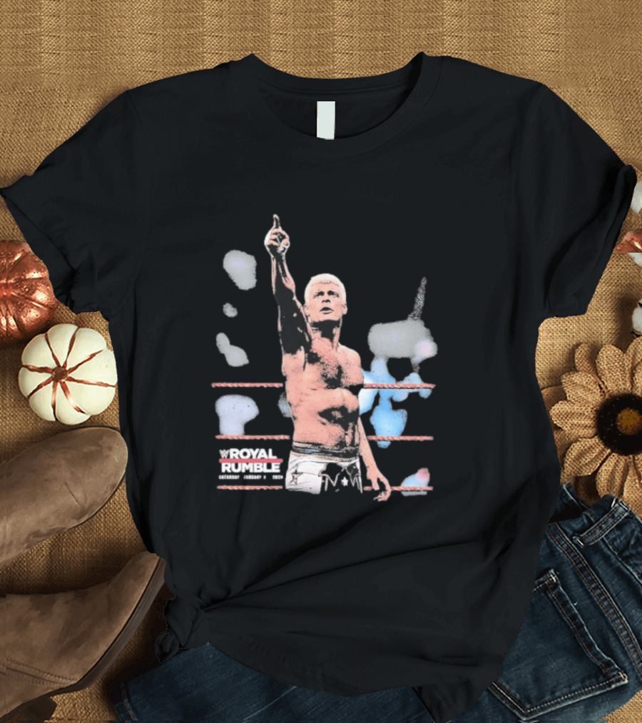 Cody Rhodes WWE Royal Rumble Wrestling Event 2024 T-Shirt