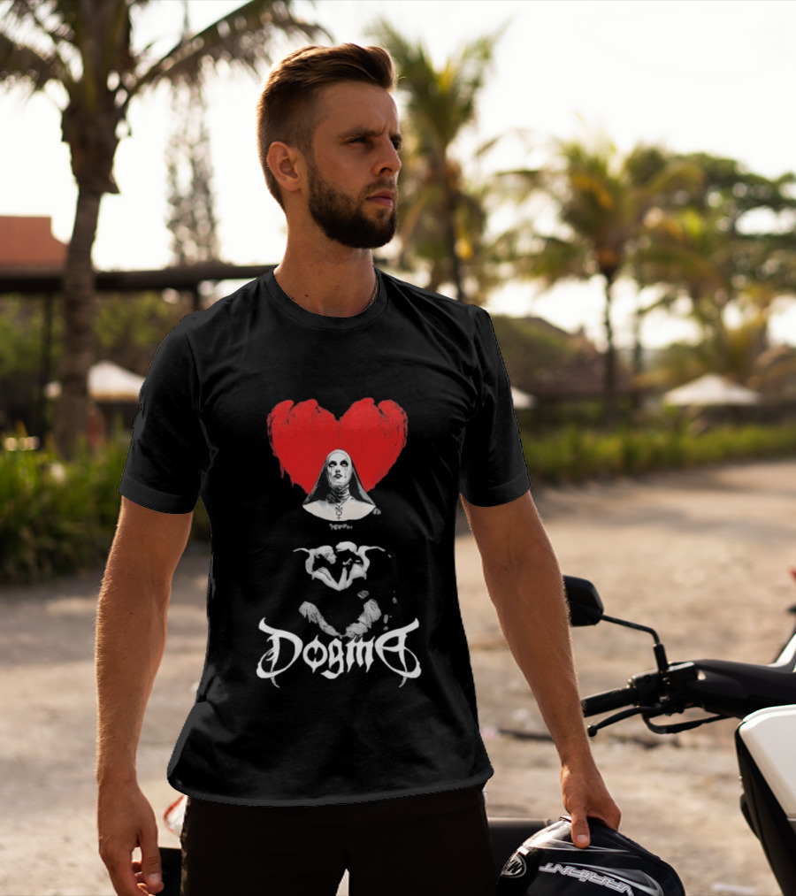Dogma Nun Heart Valentine's Day T-Shirt
