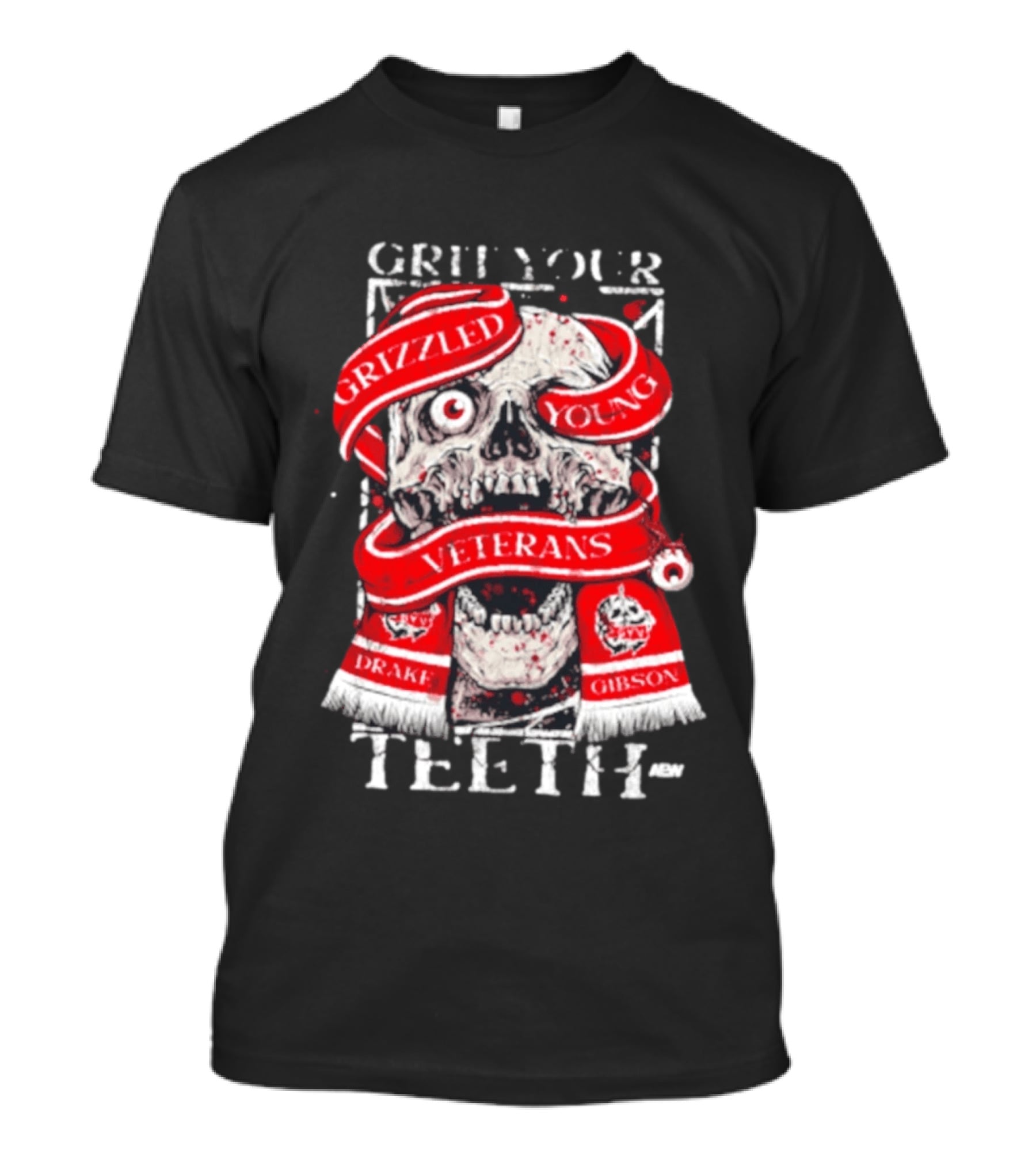 Grizzled Young Veterans Grit Your Teeth Drake Gibson T-Shirt
