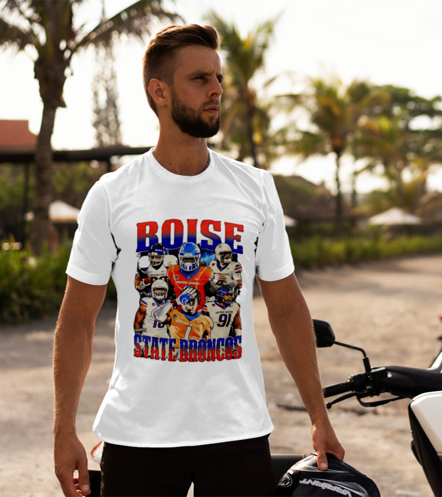 Boise State Broncos Football Legends Players T-Shirt