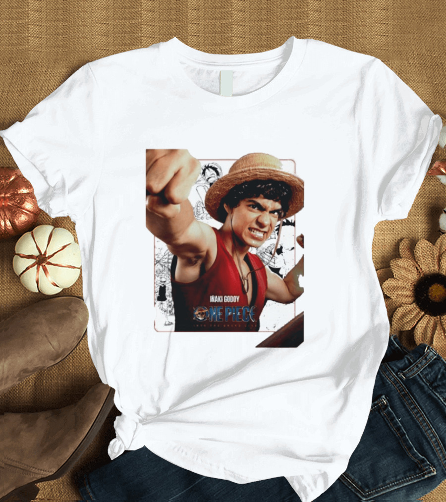 Iñaki Godoy As Monkey D. Luffy One Piece Live Action Into The Grand Line T-Shirt