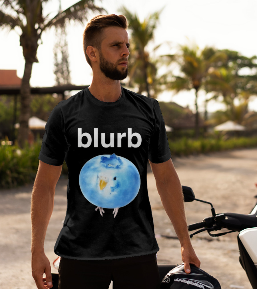 Blurb Bluebird Blueberry Fusion T-Shirt