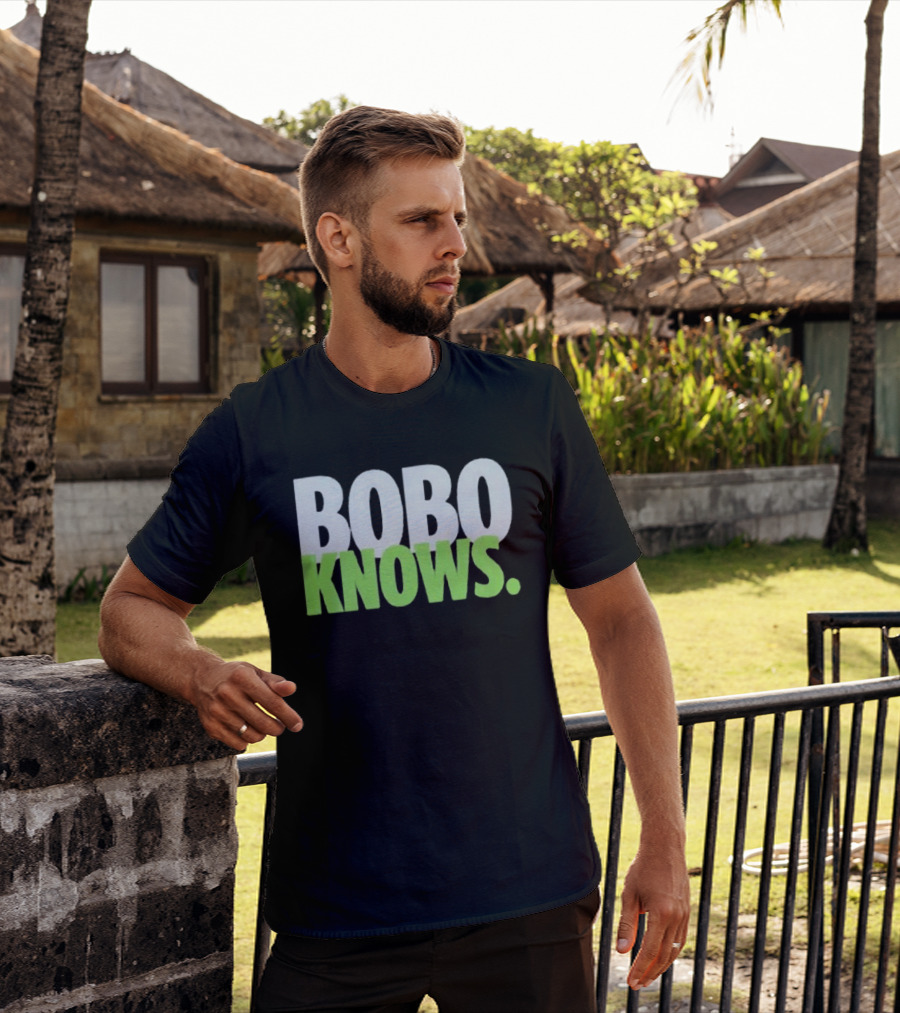 Bobo Knows Seattle Football Seahawks Fan Gear T-Shirt
