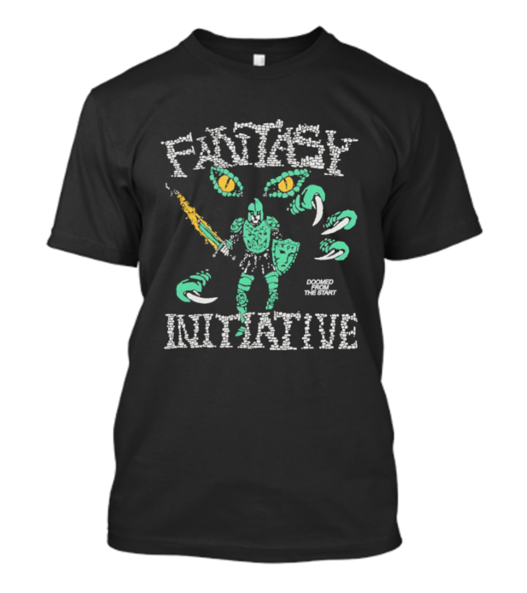 Fantasy Initiative Doomed From The Start Monster Knight Adventure T-Shirt