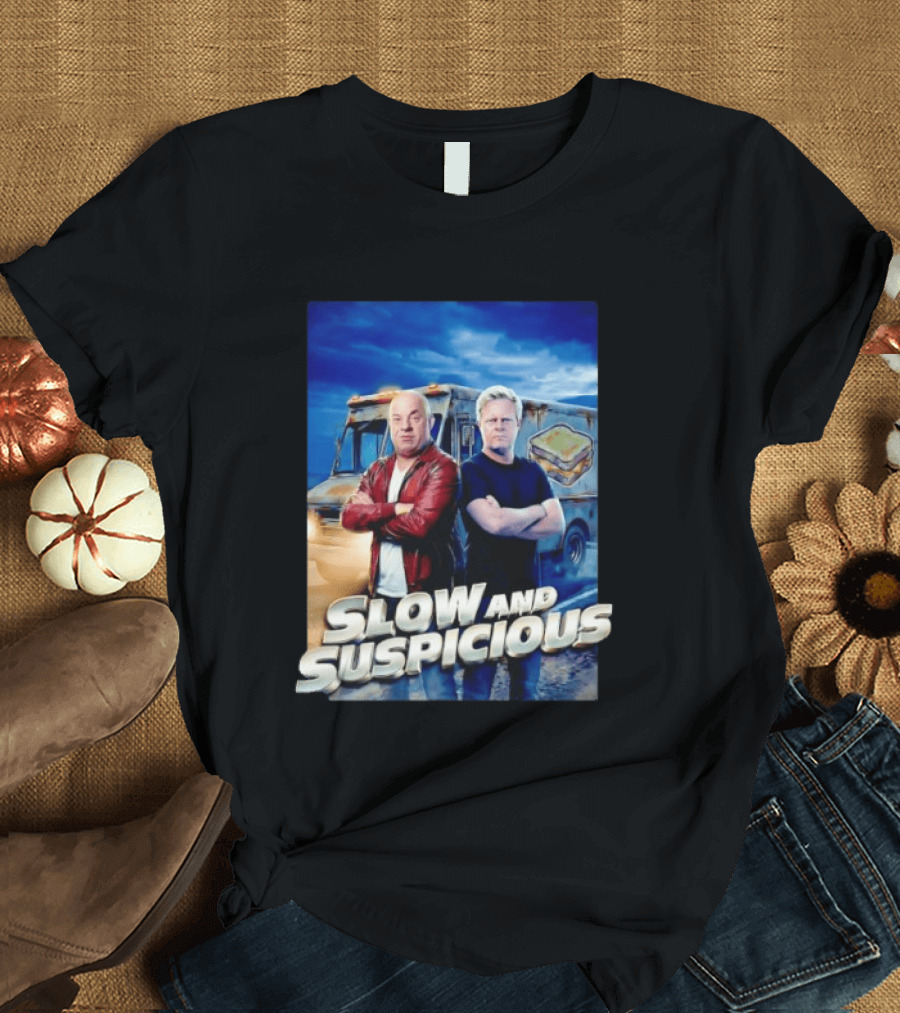 Slow And Suspicious Food Truck Crossover Duo T-Shirt
