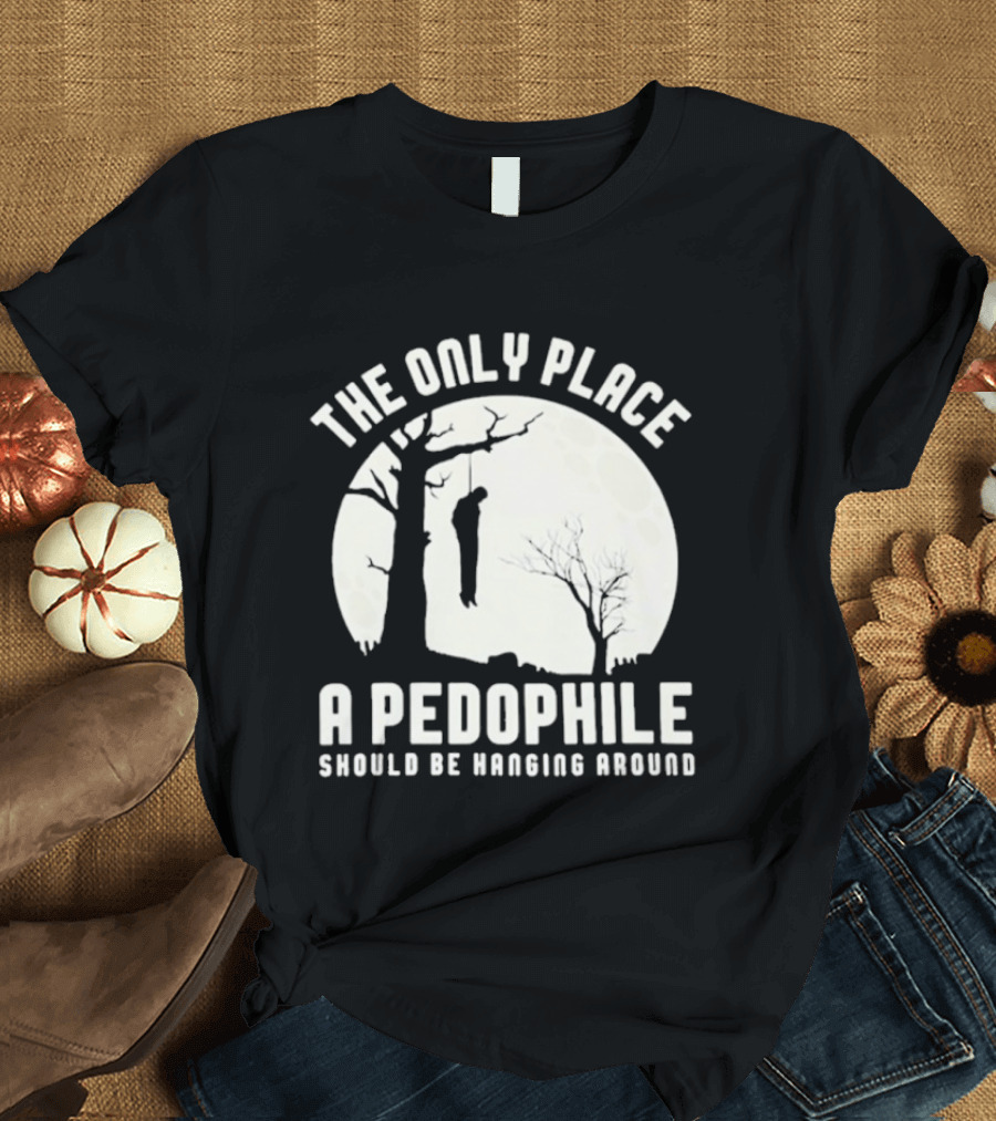 The Only Place A Pedophile Should Be Haging Around T-Shirt