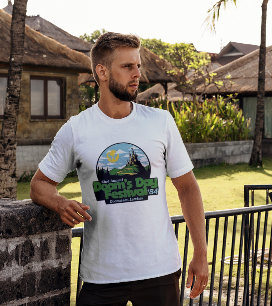 22nd Annual Doom's Day Festival '84 Doomstadt Latveria Event T-Shirt