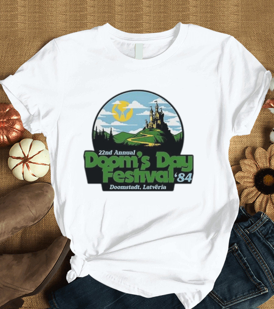 22nd Annual Doom's Day Festival '84 Doomstadt Latveria Event T-Shirt