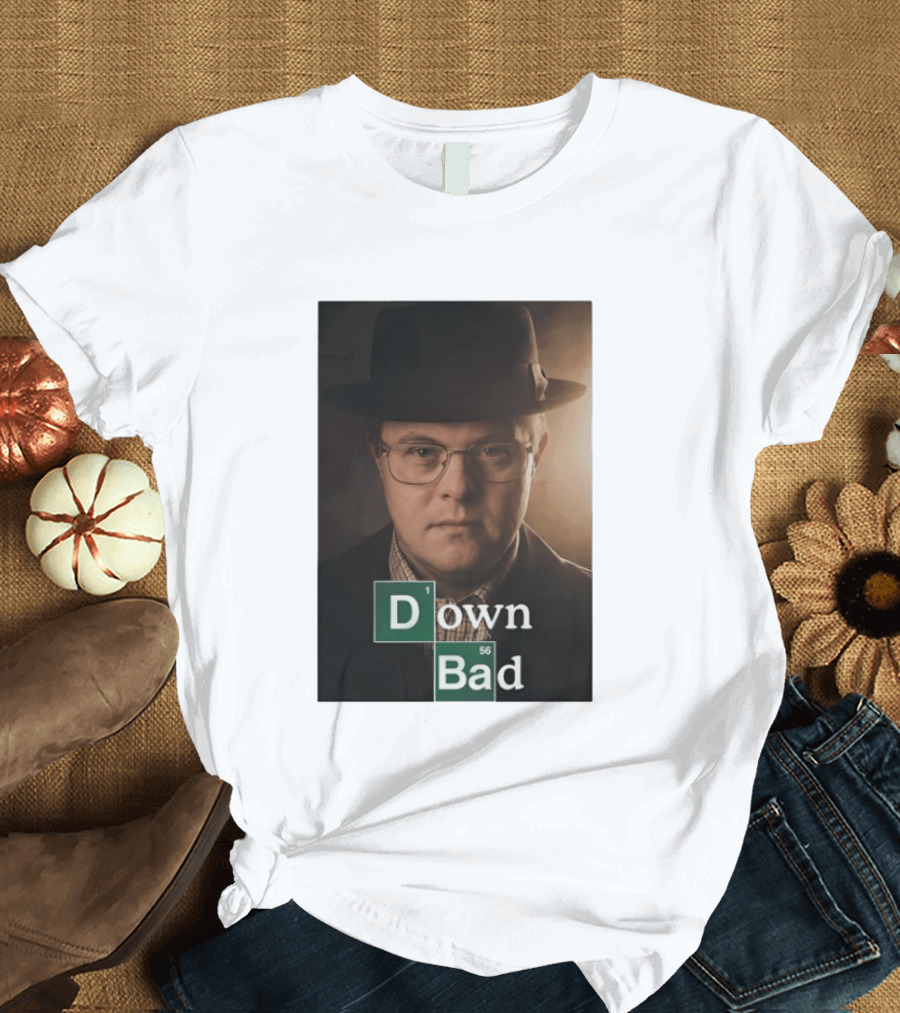 Down Bad Walter Chemistry Parody Breaking Series T-Shirt