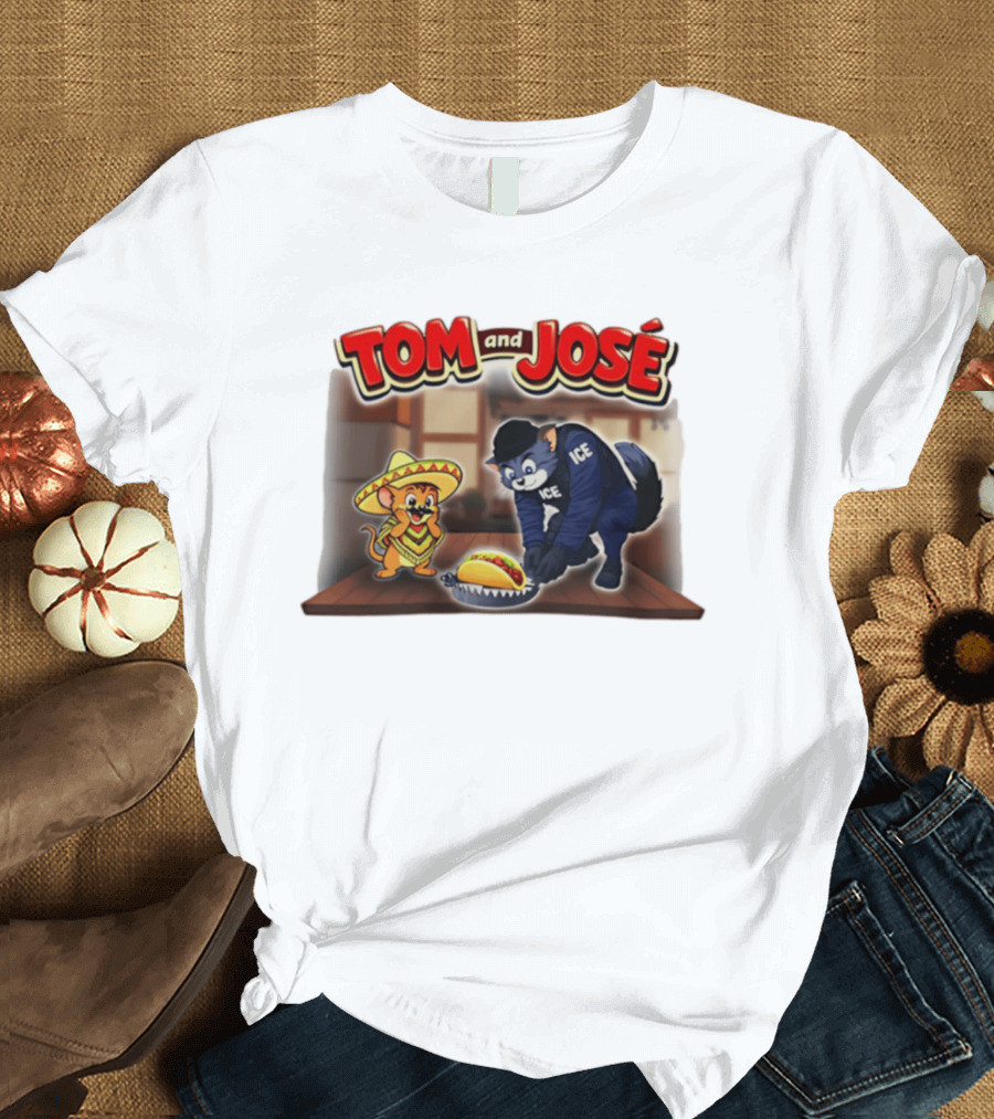 Tom And José Taco Humor Ice T-Shirt