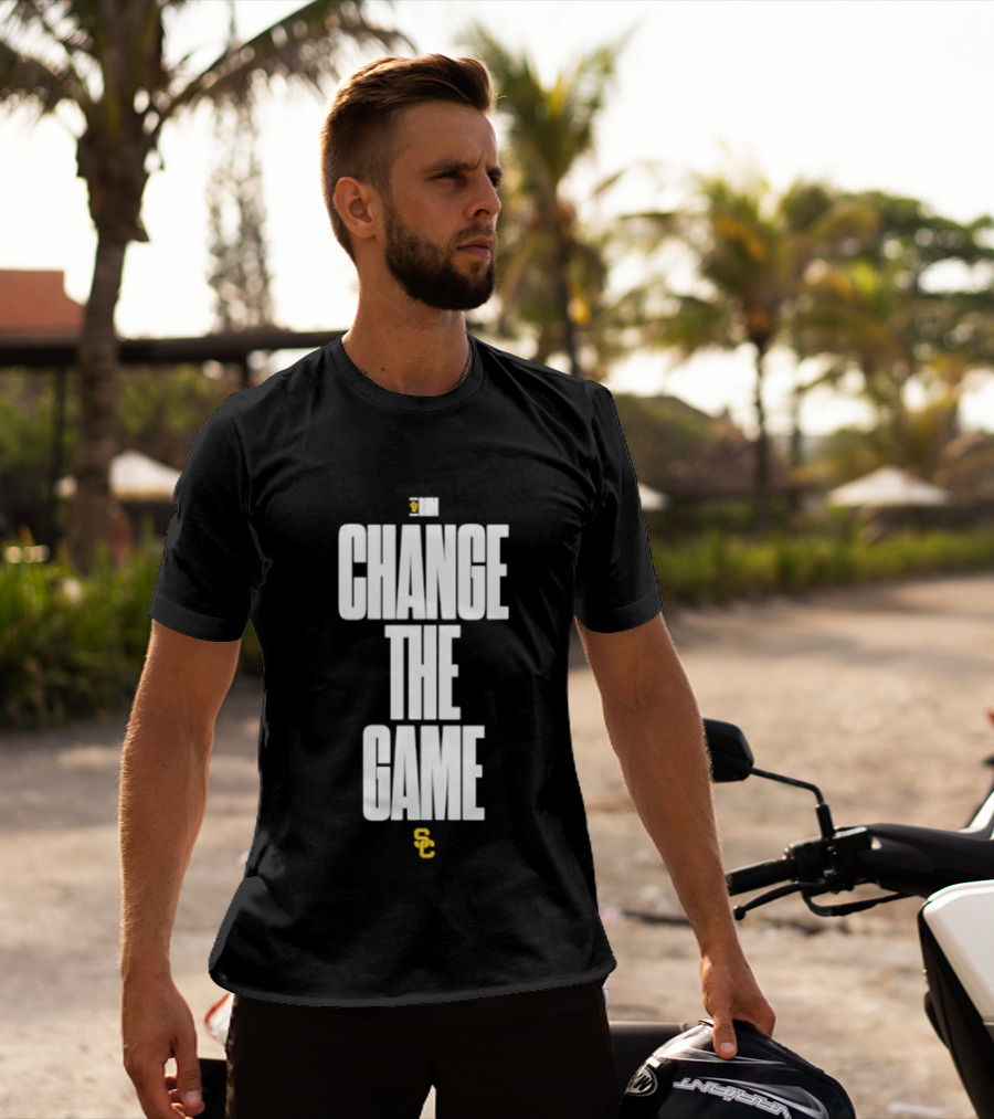 BHM Black History Month Change The Game USC Athletics T-Shirt