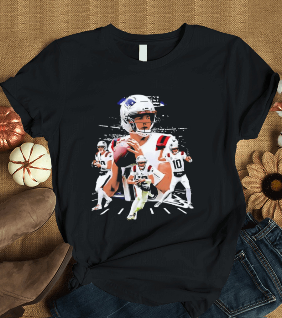 Drake Maye 2026 Highlights Football Quarterback Moments T-Shirt