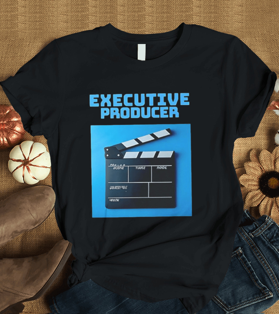 Executive Producer Clapper Board Iconic Movie Director T-Shirt