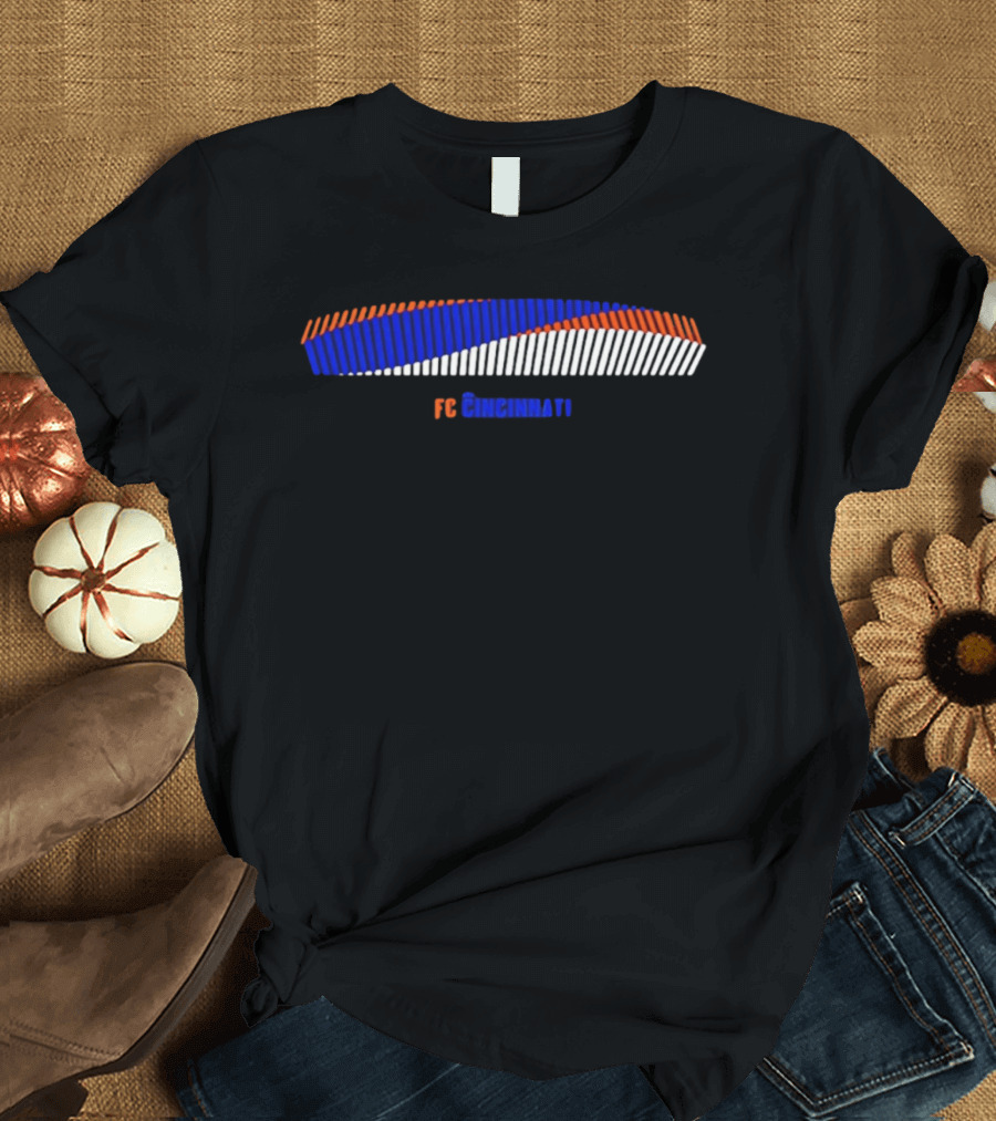 FC Cincinnati Stadium Lights Good Vibes Only T-Shirt