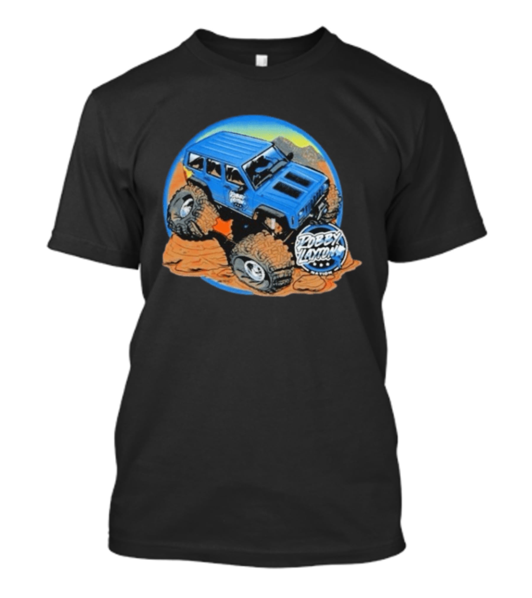 Robby Layton Nation Off Road 4x4 Adventure Jeep Truck T-Shirt