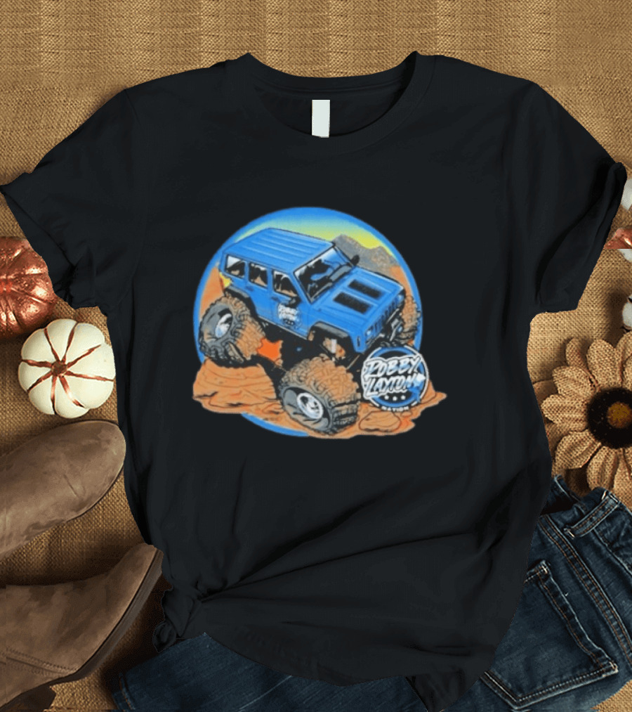 Robby Layton Nation Off Road 4x4 Adventure Jeep Truck T-Shirt