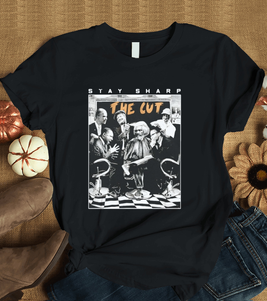Stay Sharp The Cut Black Barbershop Legends T-Shirt