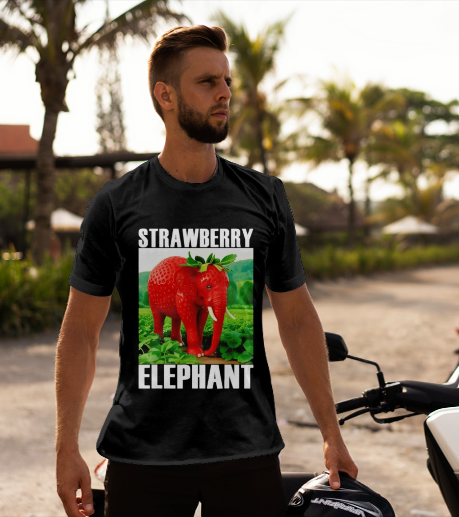 Strawberry Elephant Brainrot T-Shirt
