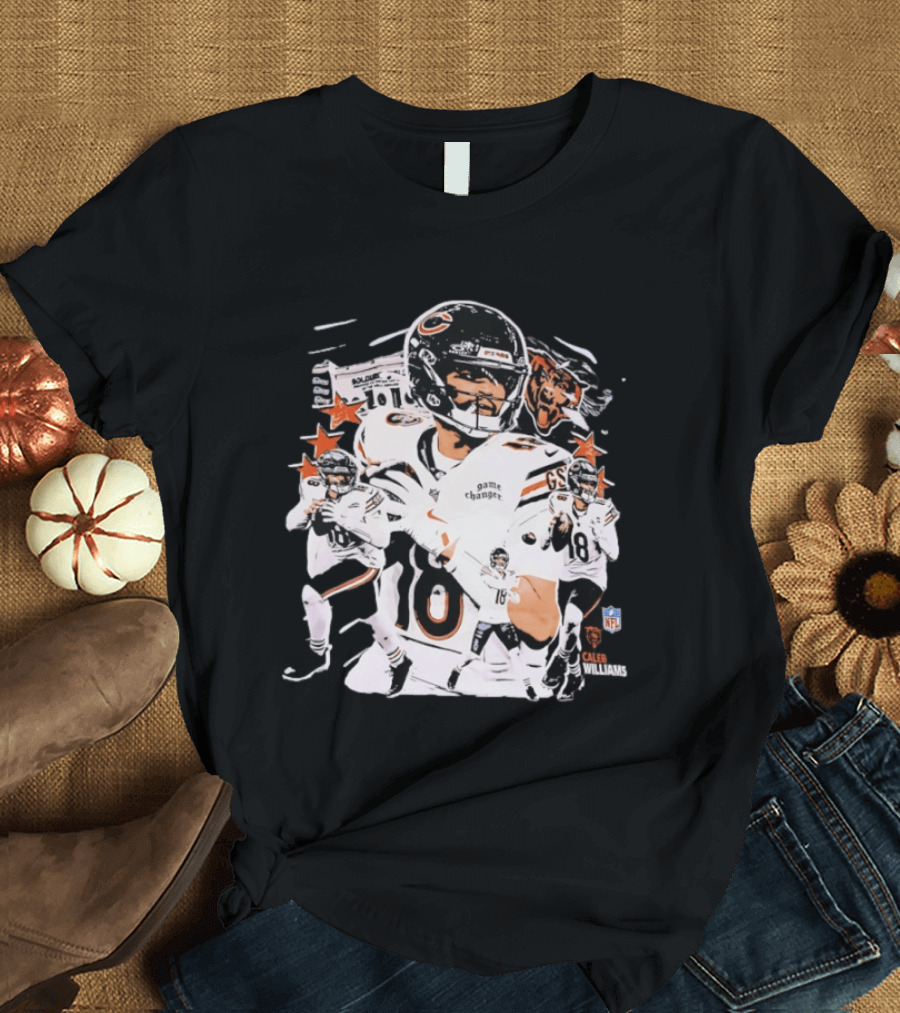 Caleb Williams Chicago Bears Game Changer NFL Soldier Field Bears T-Shirt