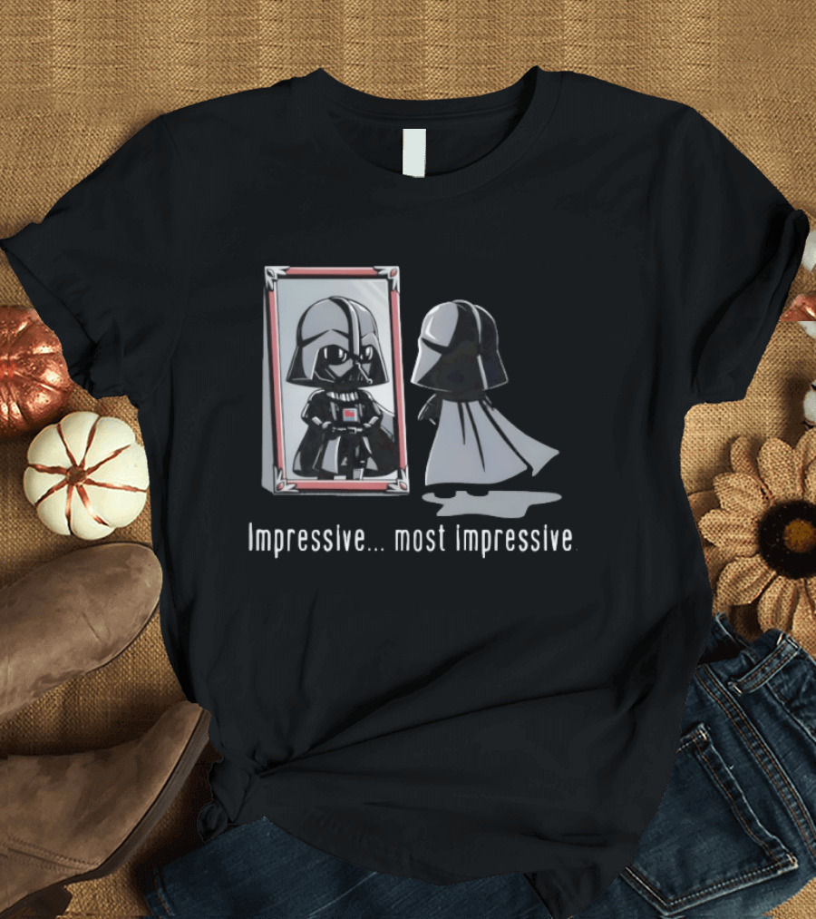 Impressive Most Impressive Darth Vader Mirror Reflection T-Shirt