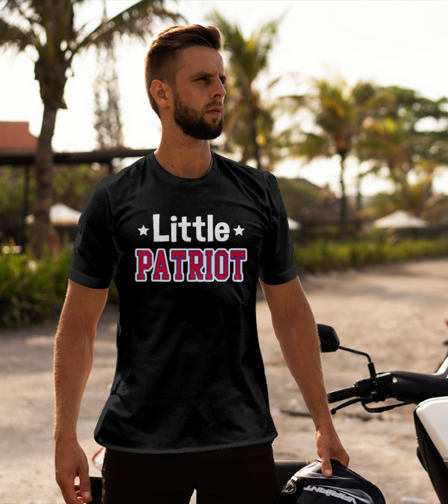 Little Patriot Star Shape T-Shirt