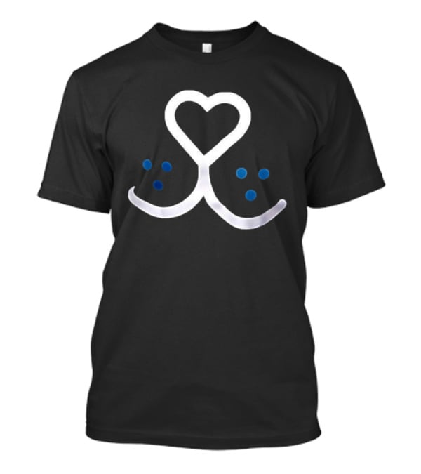 Tom Hardy Battersea Heart Symbol And Paw Prints T-Shirt