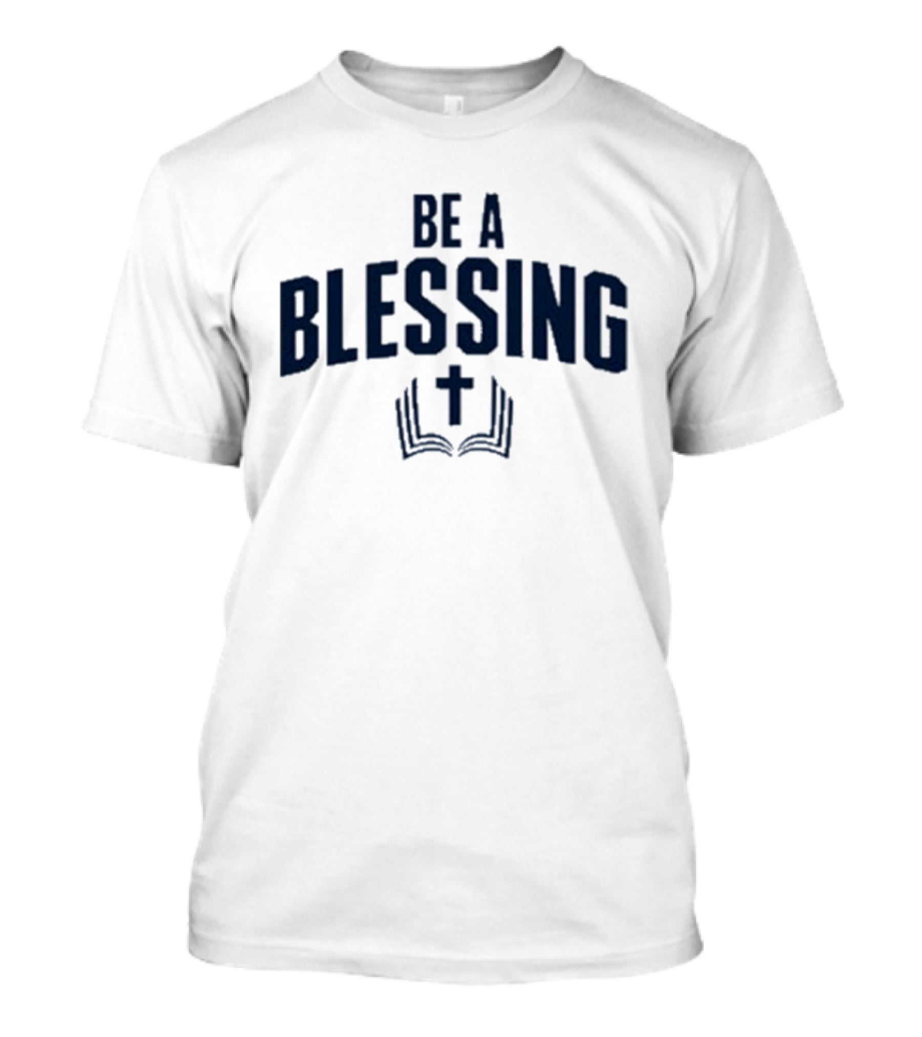Drake Maye Be A Blessing Cross And Open Book T-Shirt