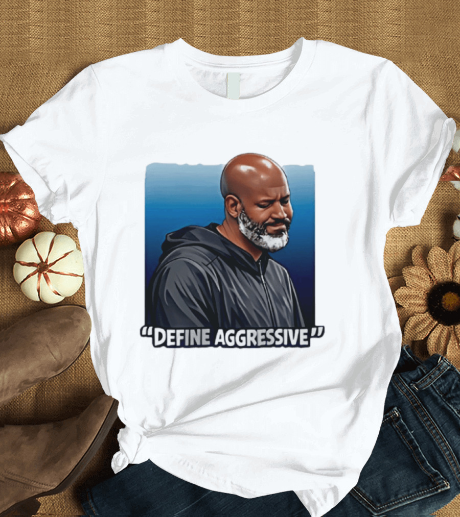 Define Aggressive Detroit Lions Brad Holmes T-Shirt