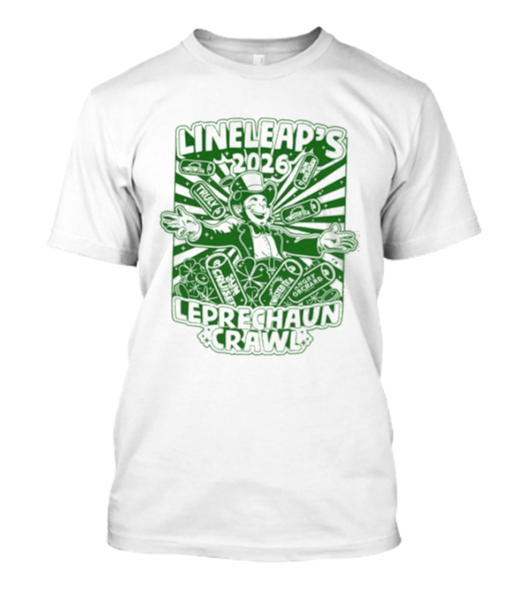 Lineleap's 2026 Leprechaun Crawl T-Shirt