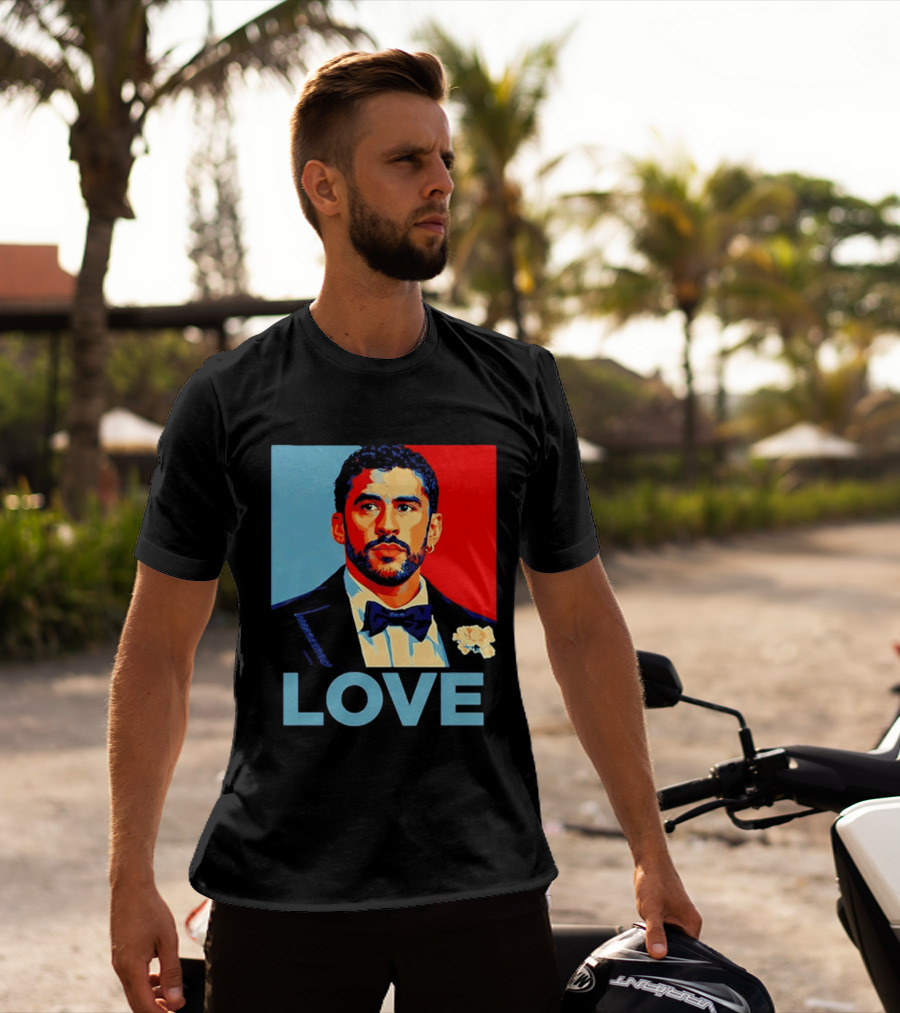 Bad Bunny LOVE Puerto Rico Super Benito T-Shirt