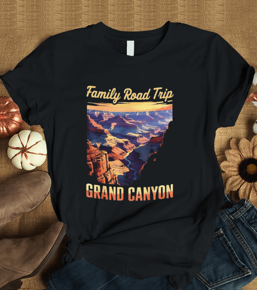 Family Road Trip Grand Canyon National Park Adventure T-Shirt