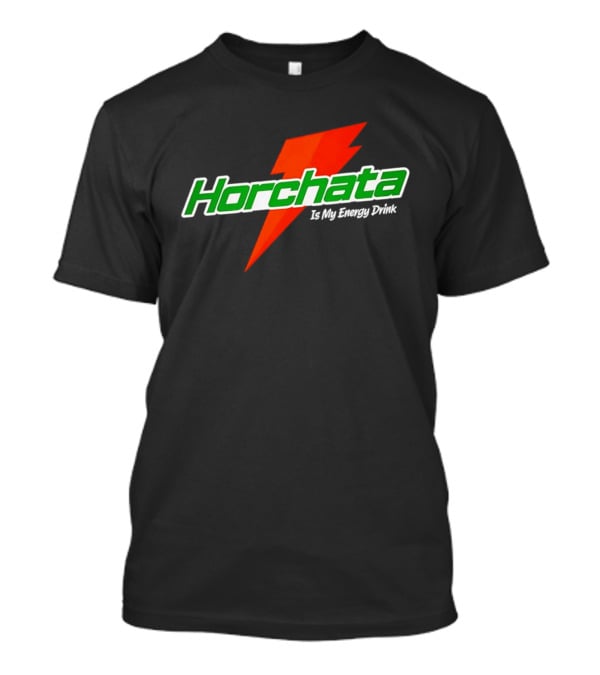 Horchata Is My Energy Drink Lightning Bolt T-Shirt