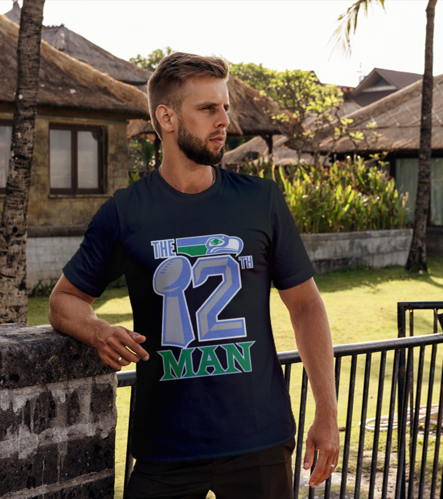 The 12th Man Seattle Bird Fan Football T-Shirt