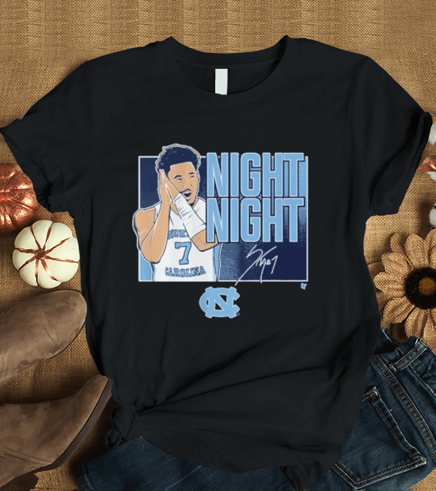 Seth Trimble Night Night North Carolina Tar Heels Basketball UNC T-Shirt