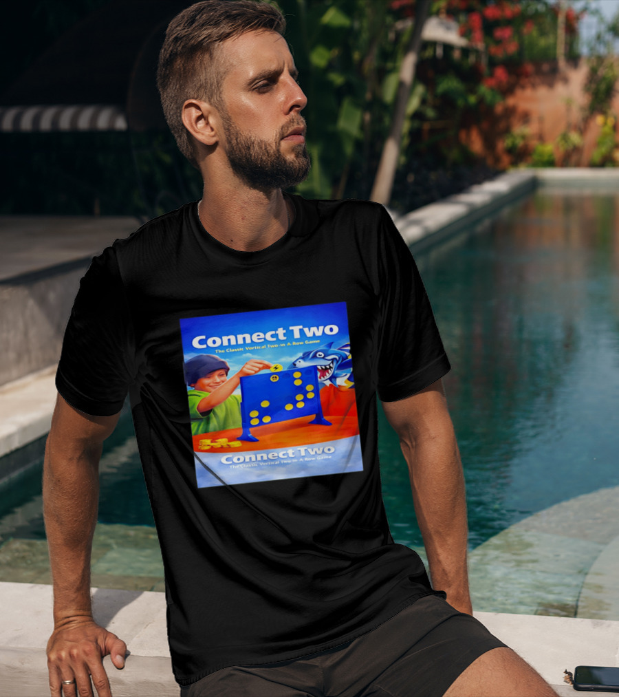 Connect Two The Classic Vertical Two In A Row Game T-Shirt
