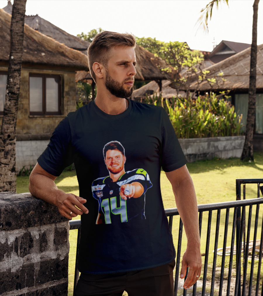 Seahawks Sam Darnold Champions Ring USA 150 NFL Honors T-Shirt