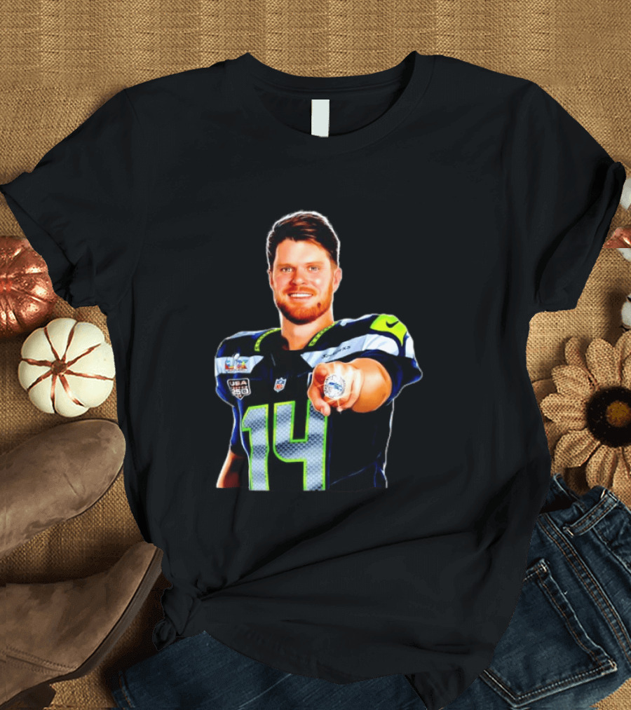 Seahawks Sam Darnold Champions Ring USA 150 NFL Honors T-Shirt
