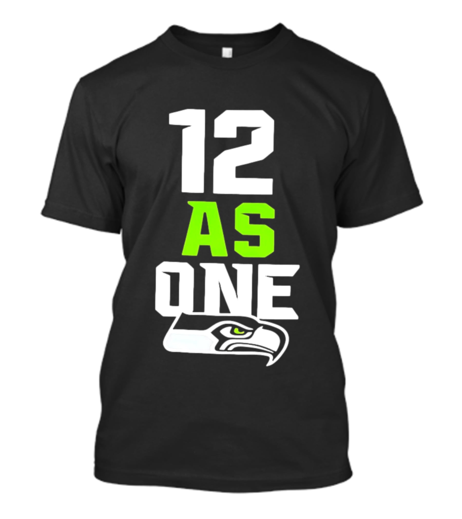 Seattle Seahawks 12 As One Fan Slogan With Team T-Shirt